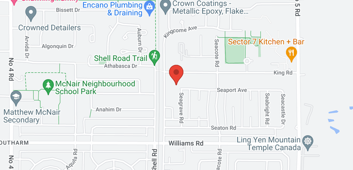 map of 9651 9671 SEAGRAVE ROAD